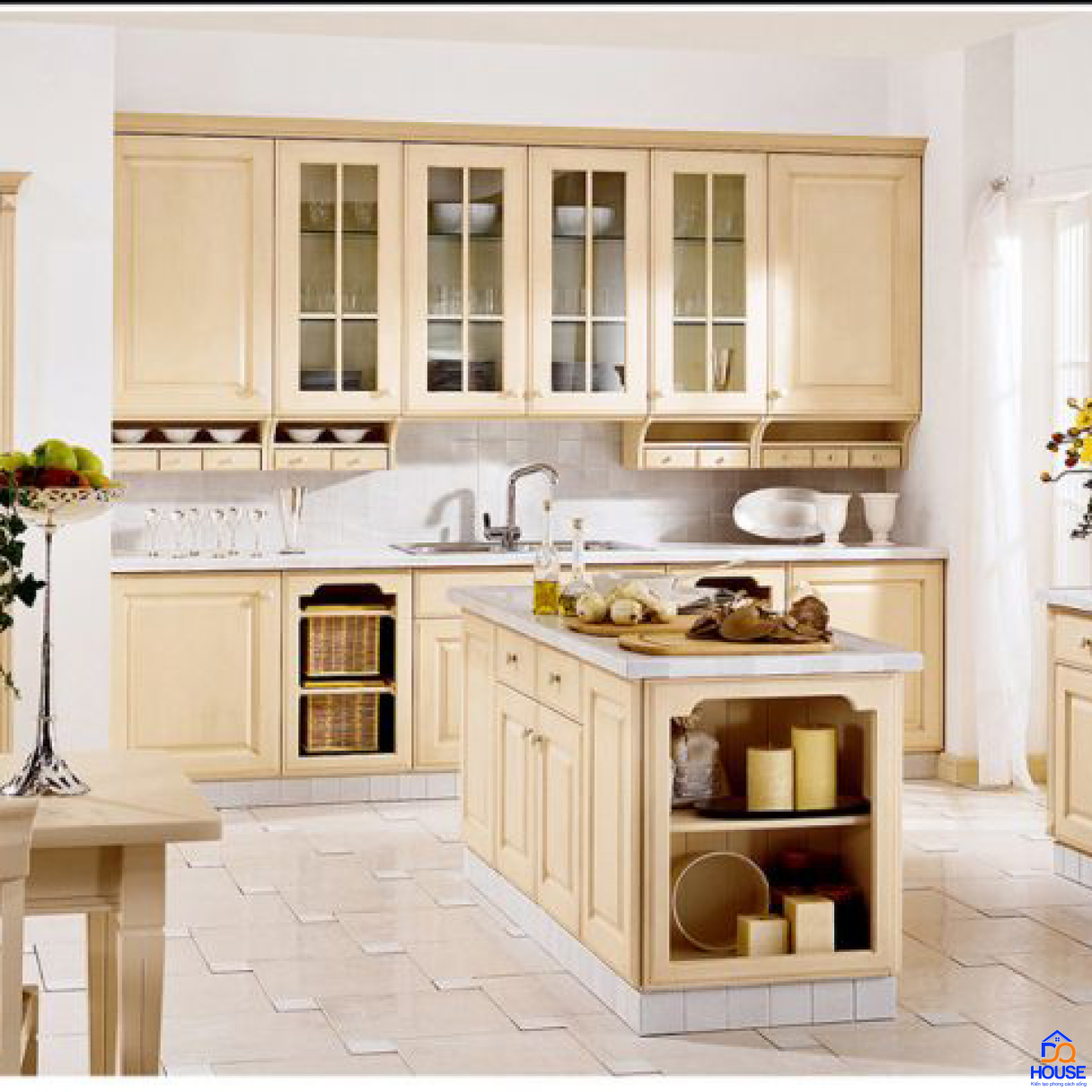 Tủ bếp có quầy đảo 6