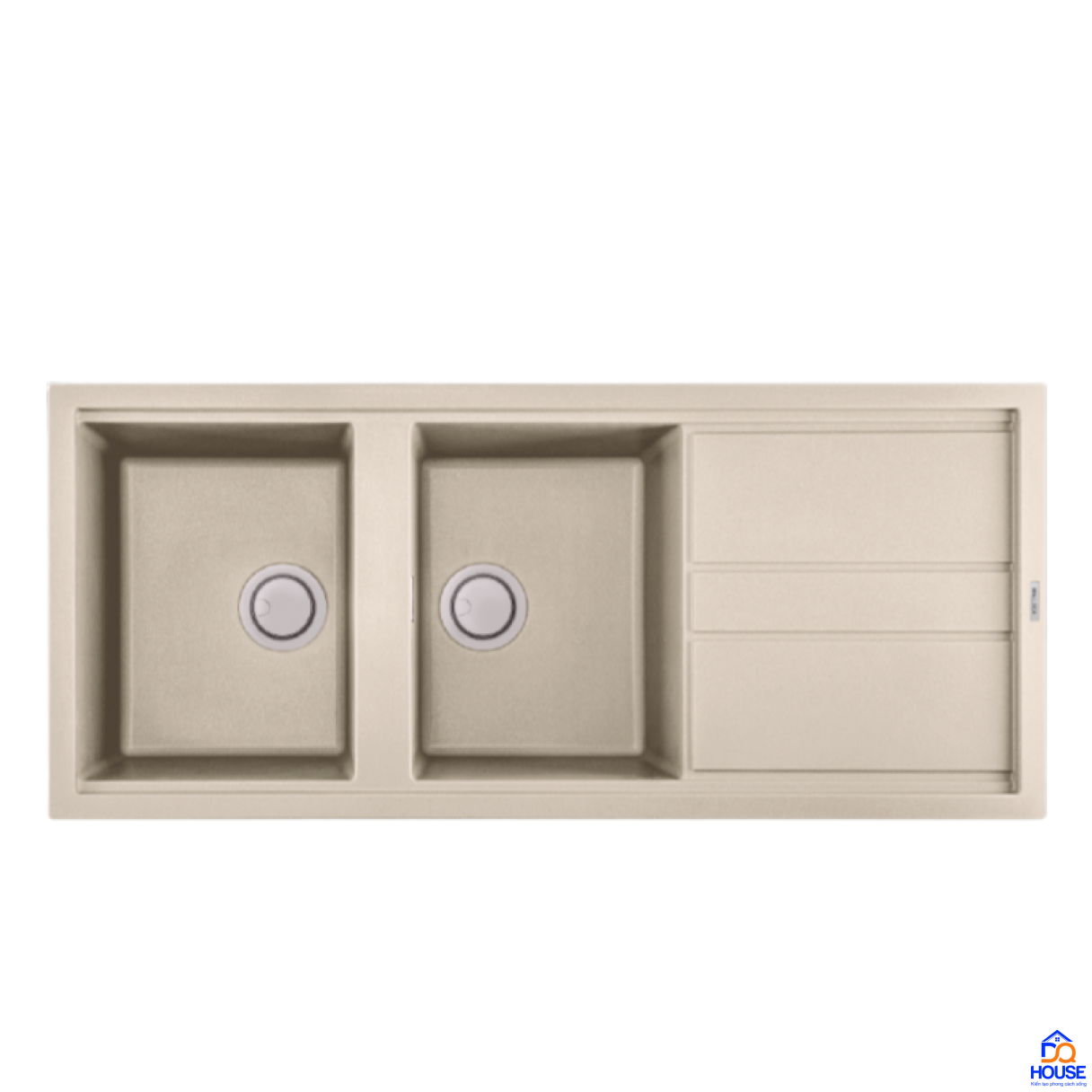 Chậu đá rửa chén Malloca BIANCO K-50062 
