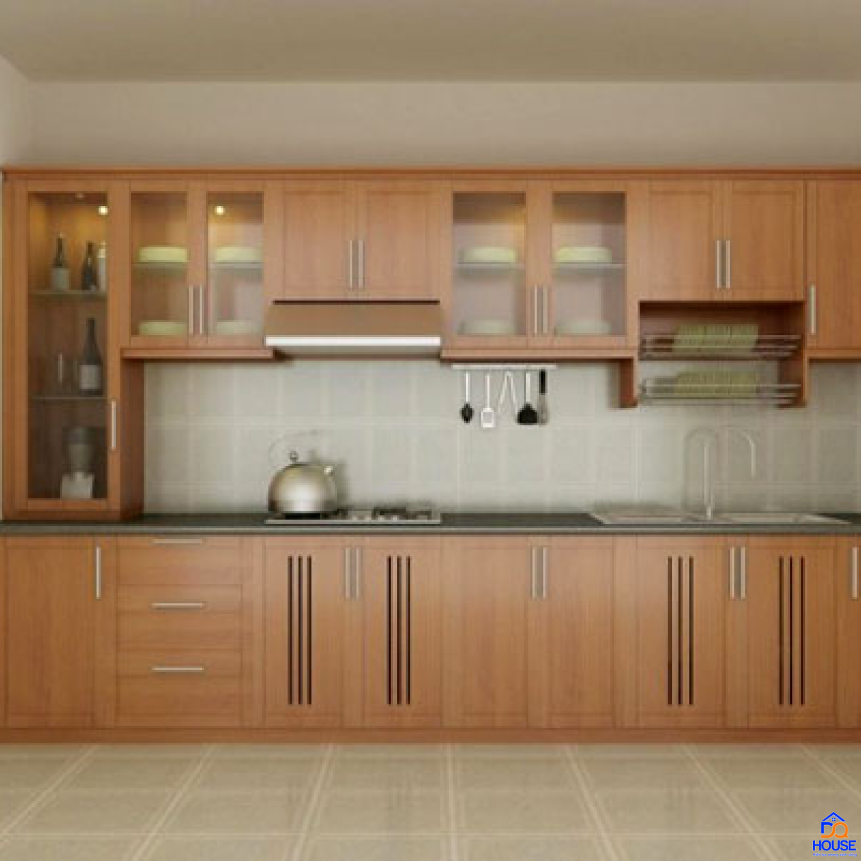 Tủ bếp chữ I 8