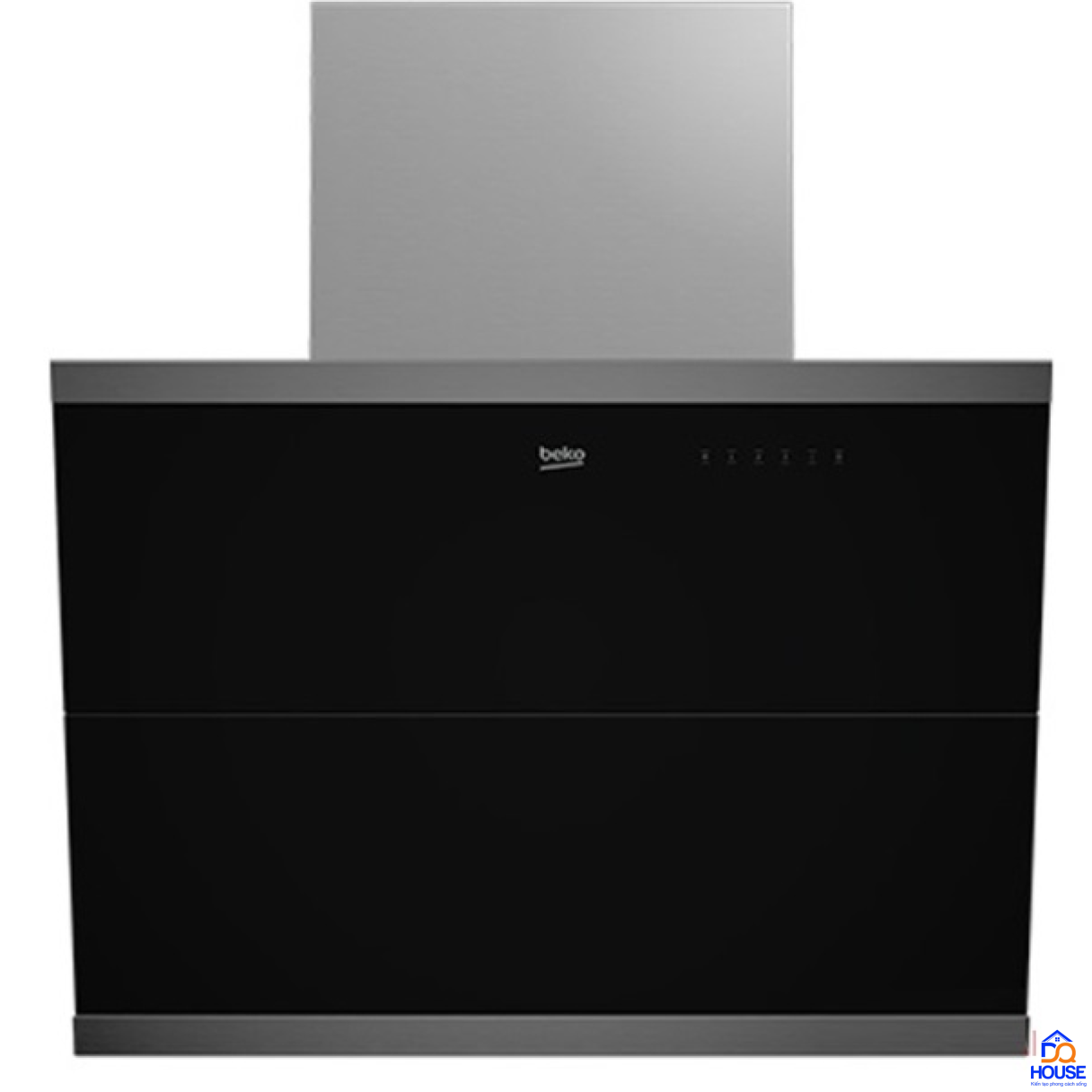 Máy hút mùi kính vát BEKO HCA93040X 