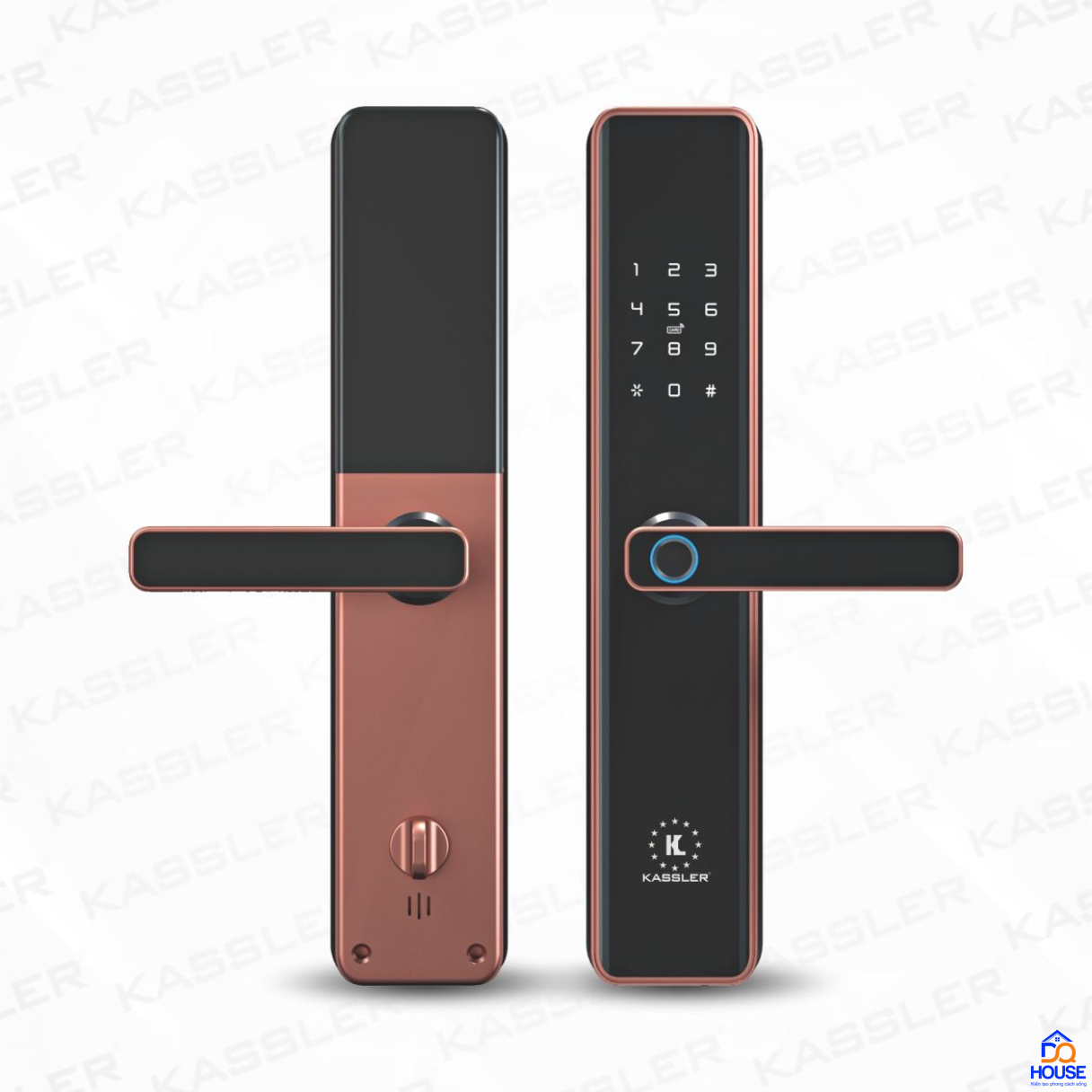 Khóa cửa Kassler KL-669 Copper - App Wifi 