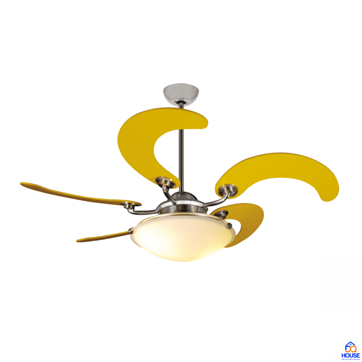 Quạt trần Sole Yellow- quạt cho người giàu 