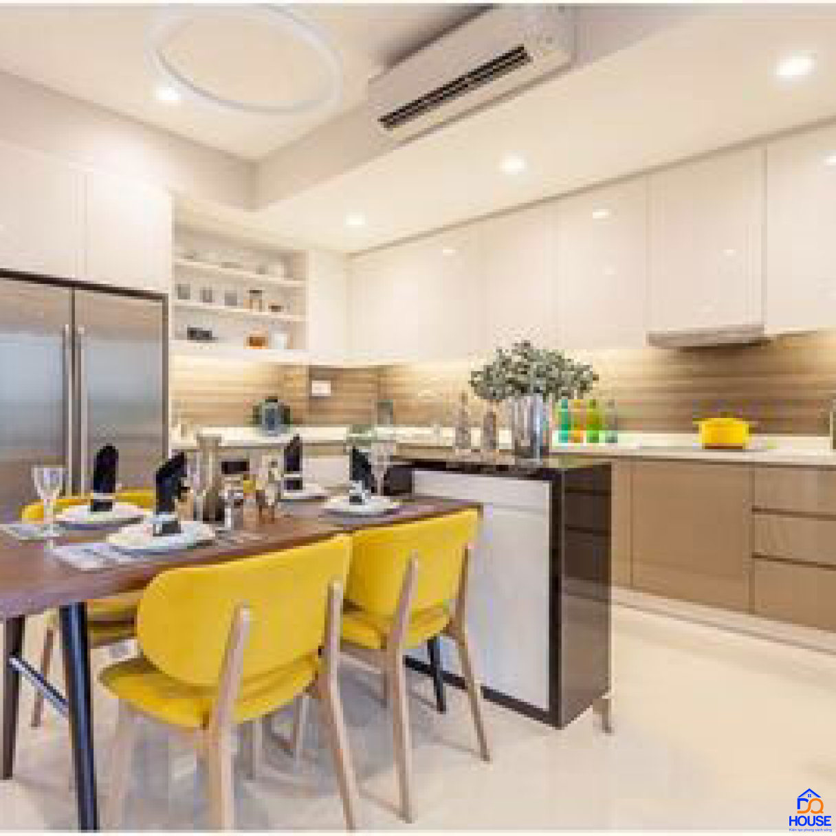 Tủ bếp Acrylic hiện đại 59