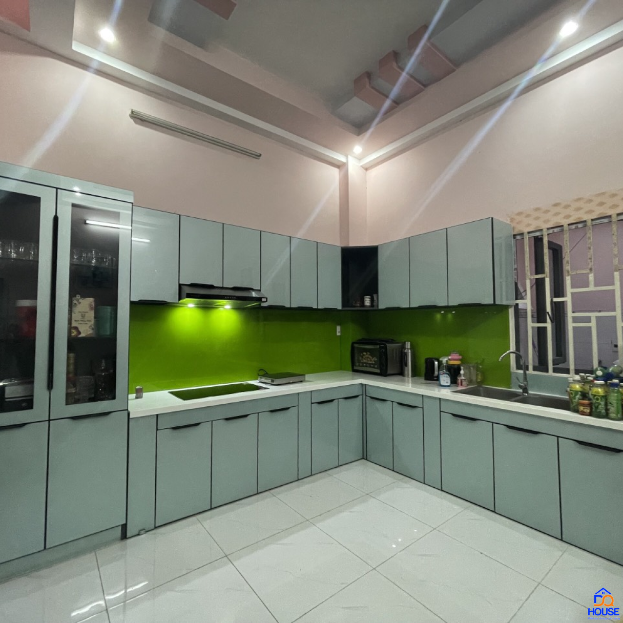 Tủ bếp thùng Inox hiện đại 22