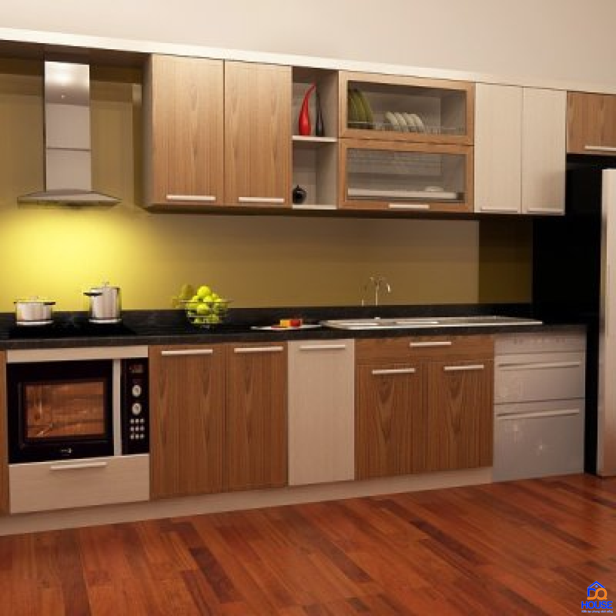 Tủ bếp Laminate mẫu mới 15