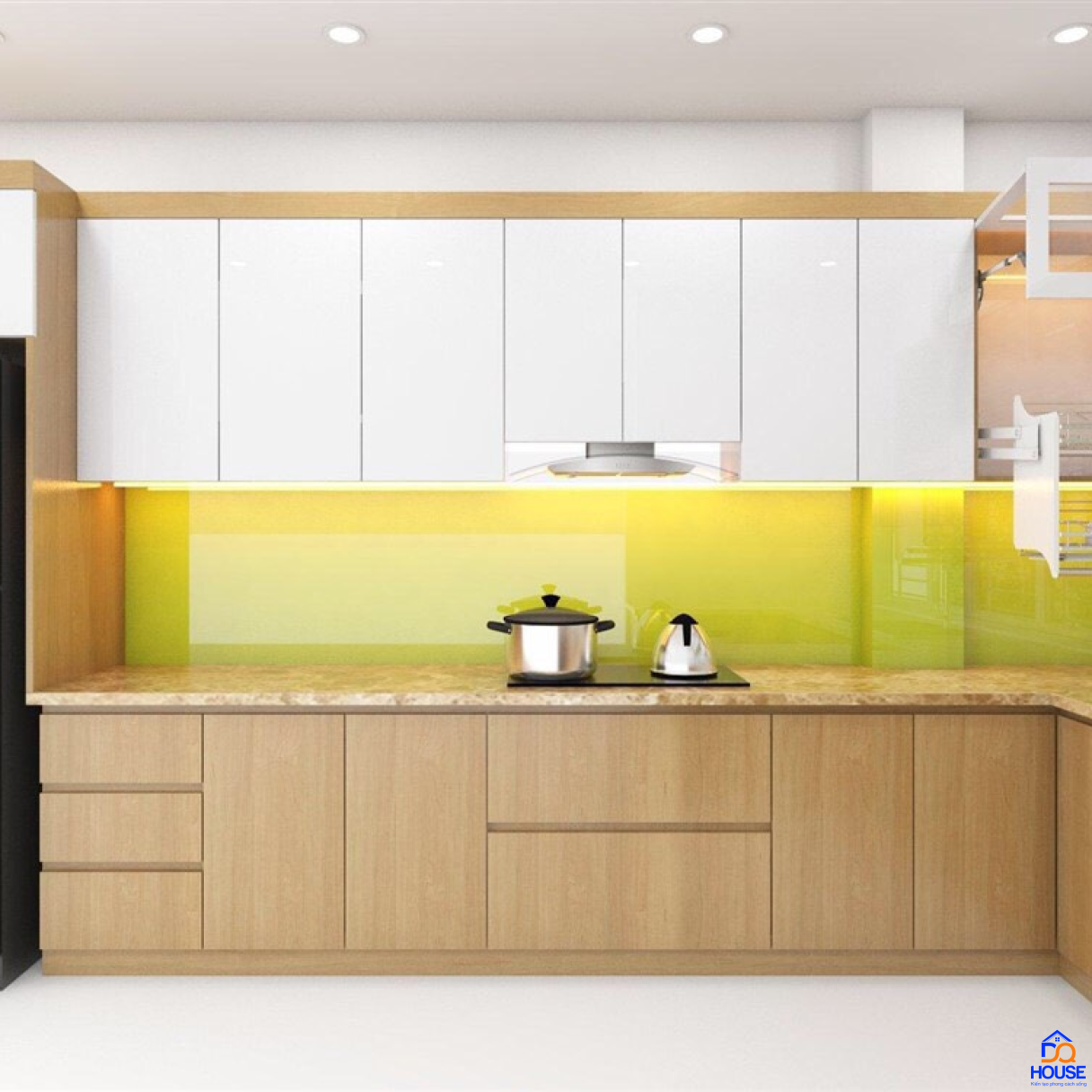 Tủ bếp Laminate mẫu mới 6