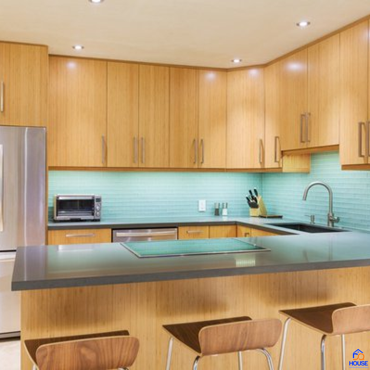 Tủ bếp Laminate hiện đại 32