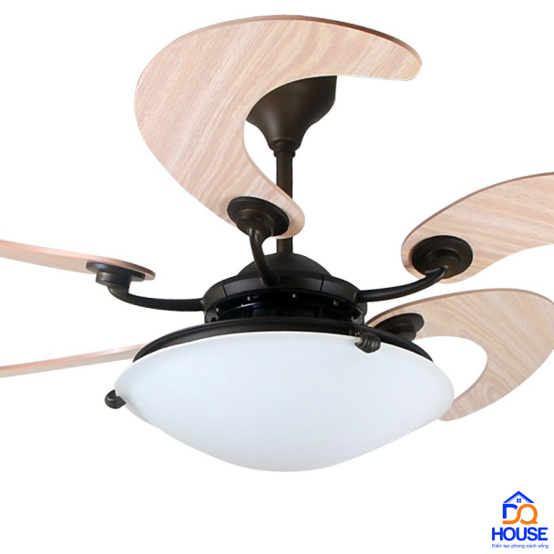 Quạt trần Sole Wood hiện đại ( cánh nâu) 