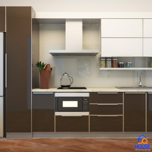Tủ bếp chữ I hiện đại24