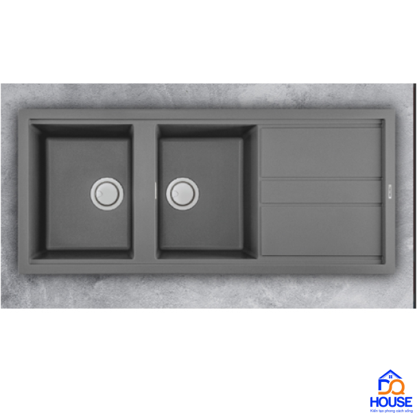 Chậu rửa bát đá Malloca TITANIUM K-50073 