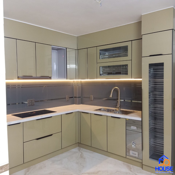 Tủ bếp thùng Inox hiện đại 18