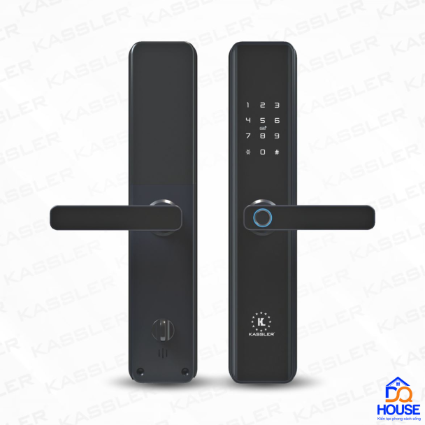 Khóa cửa Kassler KL-669( Đen) App Wifi 