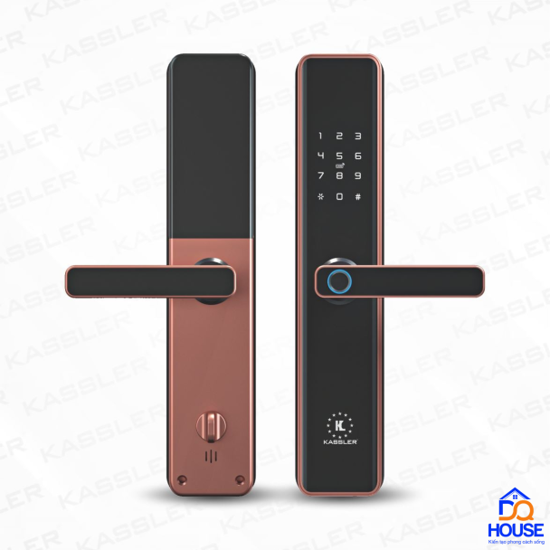 Khóa cửa Kassler KL-669 Copper - App Wifi 