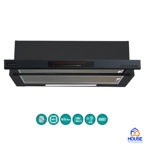 Máy hút mùi âm tủ GrandX GX H70F72B(GX H70F72SB) 