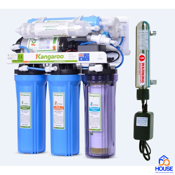 Máy lọc nước Kangaroo KG103 UV không vỏ tủ 
