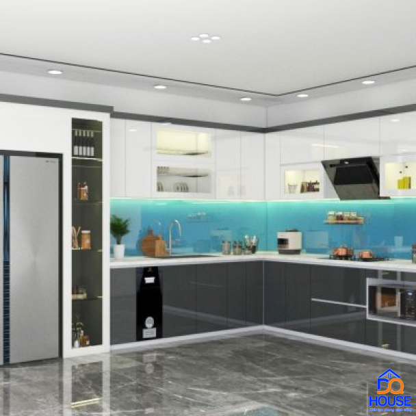 Tủ bếp Acrylic mẫu mới 51