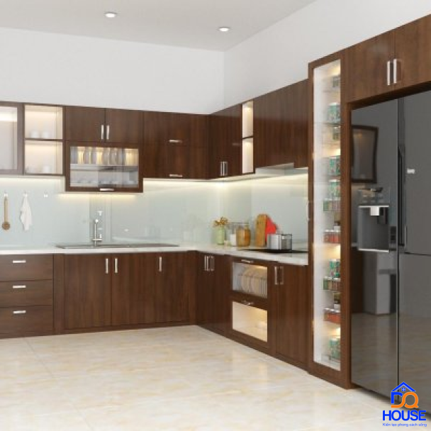 Tủ bếp Laminate mẫu mới 21