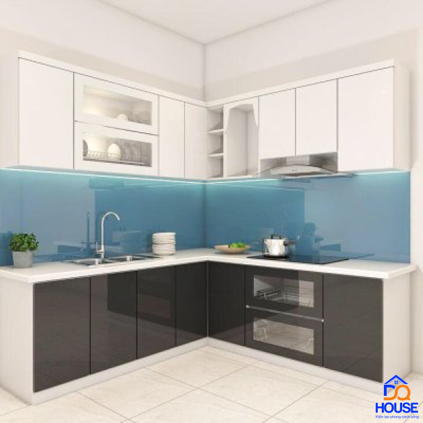 Tủ bếp Acrylic mẫu mới 54