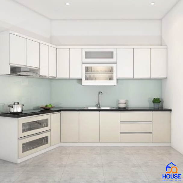 Tủ bếp Acrylic mẫu mới 42