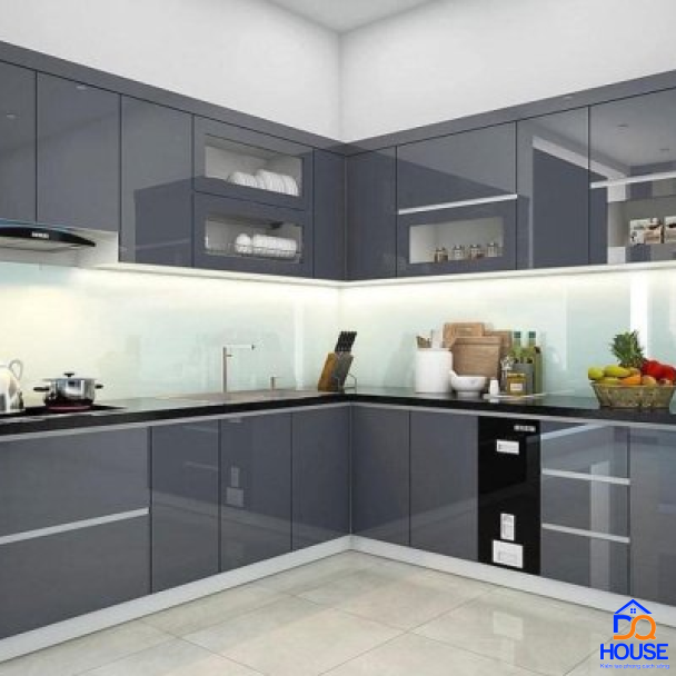 Tủ bếp Acrylic mẫu mới 31
