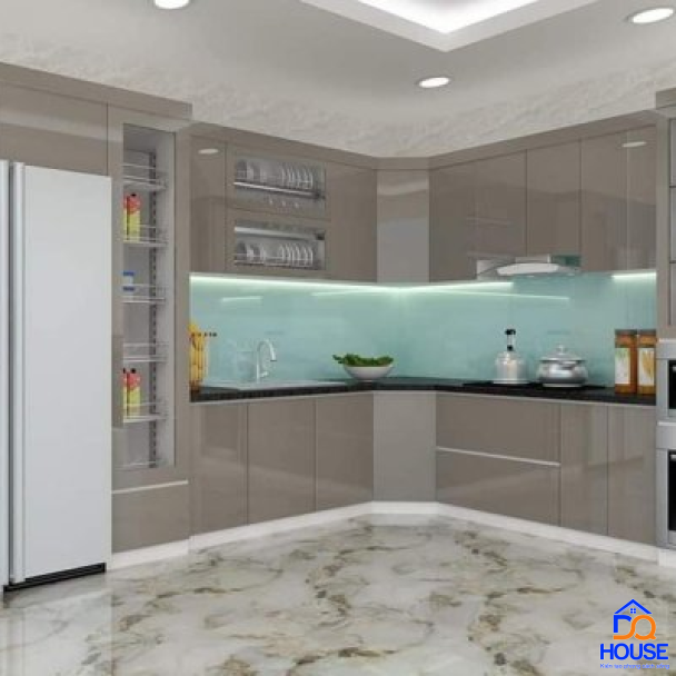 Tủ bếp Acrylic mẫu mới 33