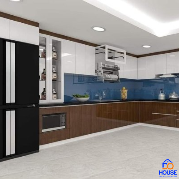 Tủ bếp Acrylic mẫu mới 22
