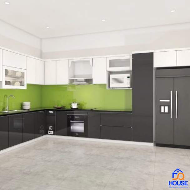 Tủ bếp Acrylic mẫu mới 24