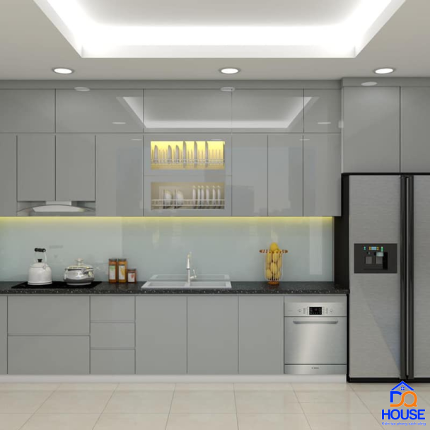 Tủ bếp Acrylic mẫu mới 7