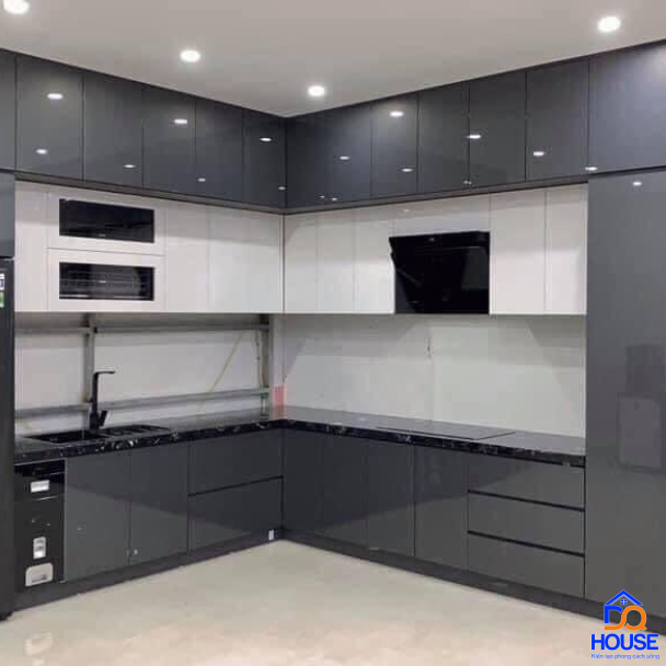 Tủ bếp Acrylic mẫu mới 6