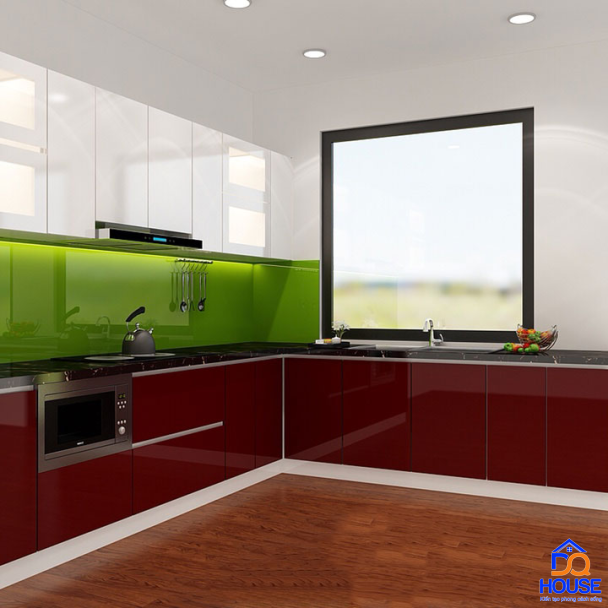 Tủ bếp Acrylic hiện đại 58