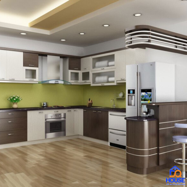 Tủ bếp Acrylic hiện đại 56