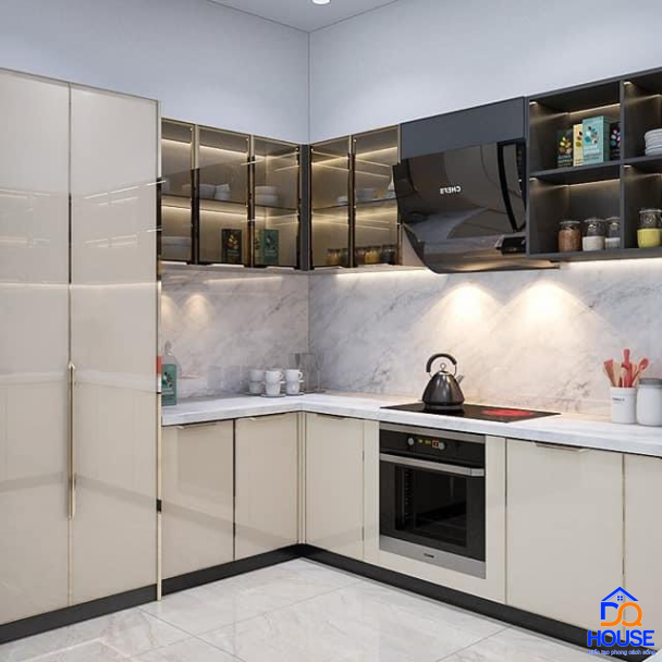 Tủ bếp thùng Inox hiện đại 31