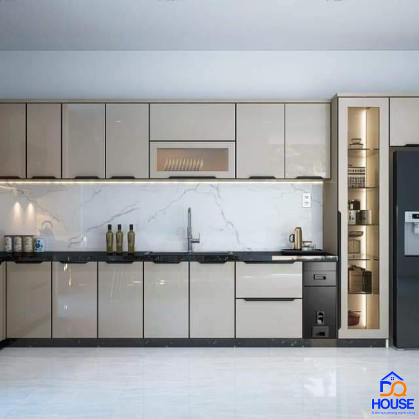 Tủ bếp thùng Inox hiện đại 39