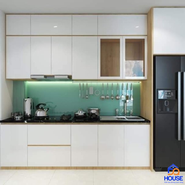 Tủ bếp thùng Inox hiện đại 43
