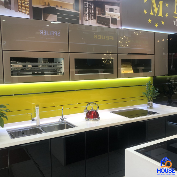 Tủ bếp thùng Inox hiện đại 44