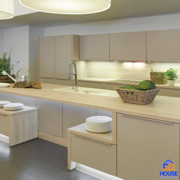 Tủ bếp Laminate hiện đại 8
