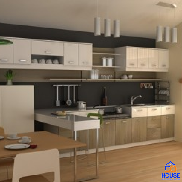 Tủ bếp Laminate hiện đại 5