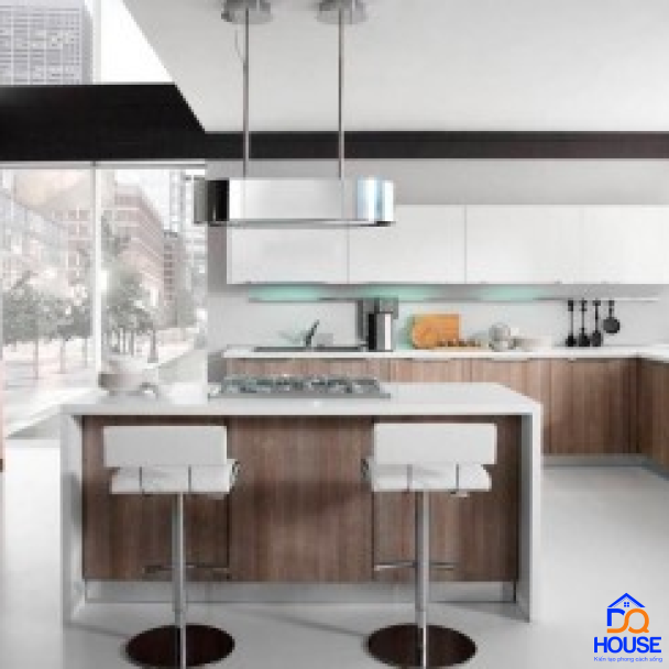 Tủ bếp Laminate hiện đại 2