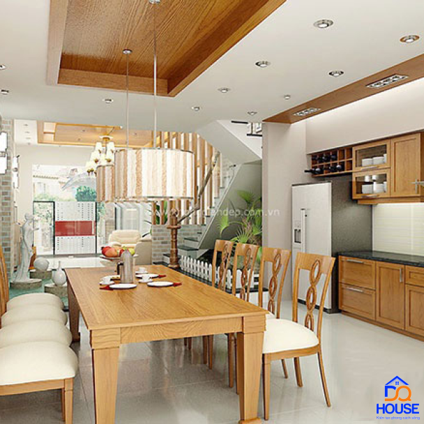 Tủ bếp gỗ sồi Mỹ hiện đại 14
